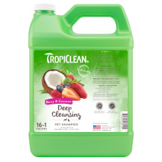 TropiClean Deep Cleaning Shampoo шампунь для глибокого очищення шерсті собак і котів, 3.79 л