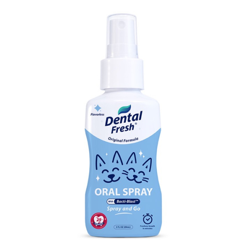 SynergyLabs Dental Fresh Oral Spray спрей від зубного нальоту для собак та котів, 89 мл