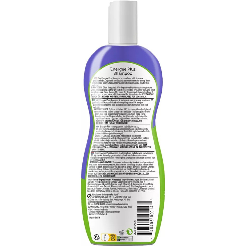 Espree Engergee Plus Shampoo шампунь для глибокого очищення шерсті собак, 355 мл - фото 2