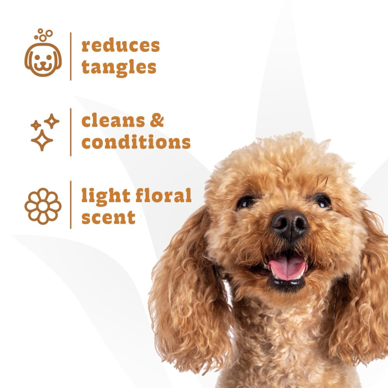 Espree Wavy Curly Coat Dog Shampoo & Conditioner шампунь-кондиционе для собак с кучерявой шерстью, 591 мл - фото 4