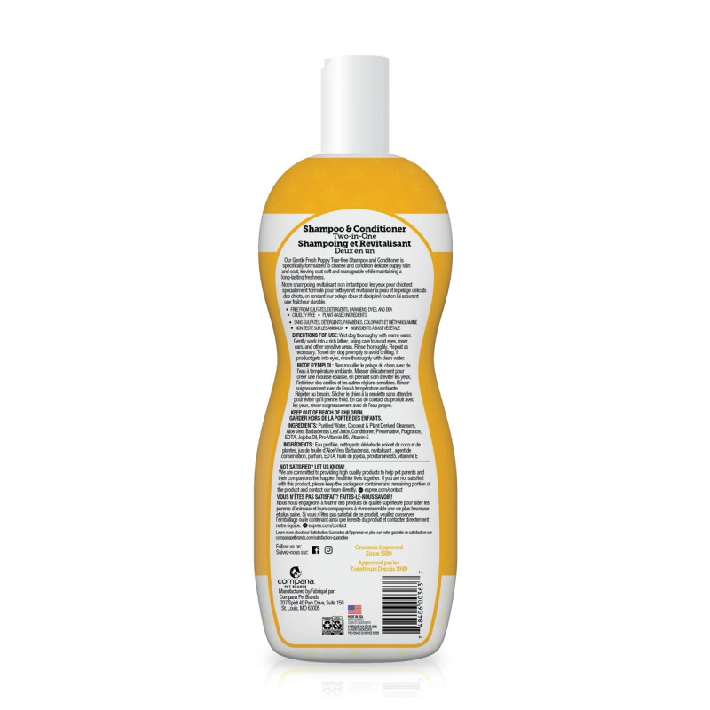 Espree Gentle Fresh Puppy Shampoo & Conditioner шампунь-кондиционер для щенят, 591 мл - фото 2