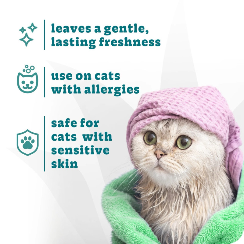 Espree Hypoallergenic Cat Shampoo & Conditioner гипоаллергенный шампунь-кондиционер для котов, 591 мл - фото 4