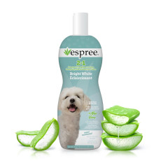 Espree Bright White Dog Shampoo & Conditioner 2 in 1 шампунь-кондиционер для собак с белой шерстью, 591 мл