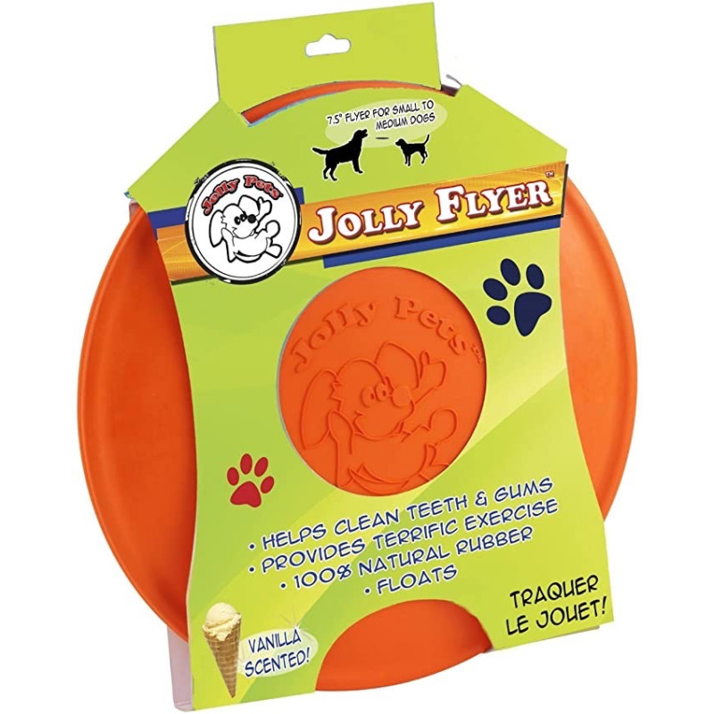 Jolly Pets Jolly Flyer іграшка для собак помаранчевий, 19 см - фото 2