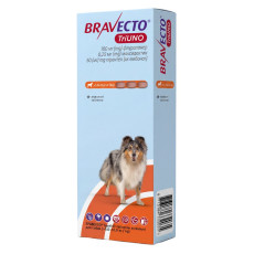 Bravecto TriUNO таблетки от клещей, блох и глистов для собак 5-10 кг, 3 шт