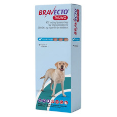 Bravecto TriUNO таблетки від кліщів, бліх та глистів для собак 20-40 кг, 3 шт