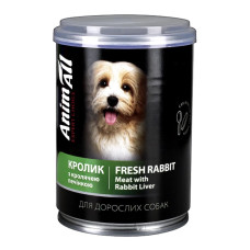 AnimAll Dog Fresh Rabbit вологий корм для собак із кроликом, 375 гр