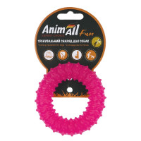 AnimAll Fun Ring игрушка для собак, 9 см, коралловый