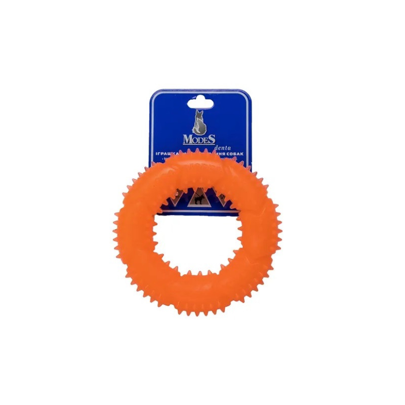Modes Denta Ring іграшка для собак, 12 см, помаранчевий