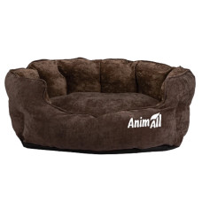 AnimAll Royal Velours лежак для собак и котов, 53х47х21 см, коричневый