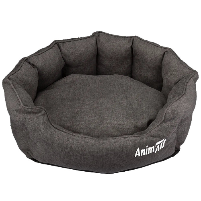 AnimAll Royal лежак для собак и котов, 48х42х20 см, темно-серый - фото 2