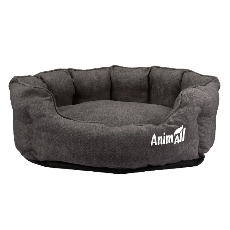 AnimAll Royal лежак для собак та котів, 48х42х20 см, темно-сірий
