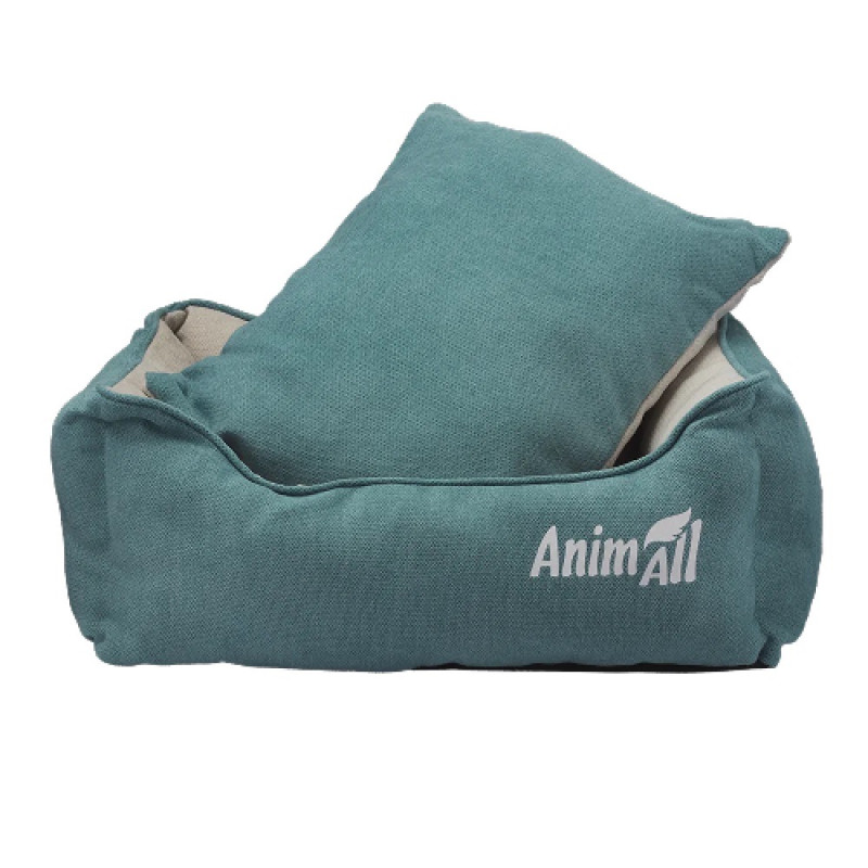 AnimAll Nena лежак для собак и котов, 45х35х16 см, бирюзовый - фото 3