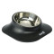 AnimAll Single Bowl миска для тварин на підставці, 420 мл, чорний