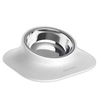 AnimAll Single Bowl миска для тварин на підставці, 420 мл, білий