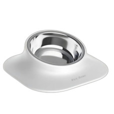 AnimAll Single Bowl миска для тварин на підставці, 420 мл, білий