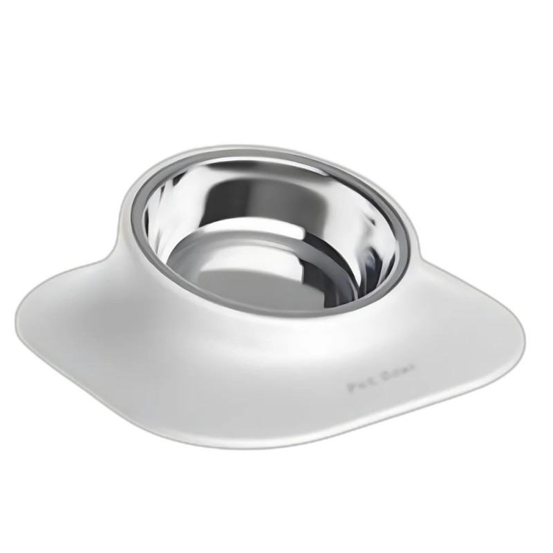 AnimAll Single Bowl миска для тварин на підставці, 420 мл, білий