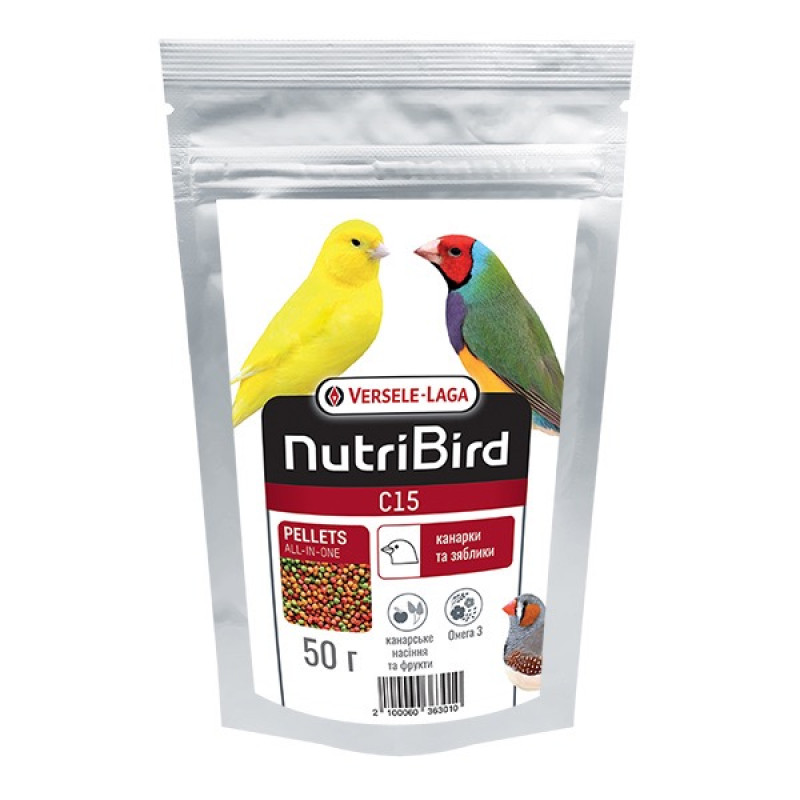Versele-Laga NutriBird С15 корм для канареек и зябликов, 50 гр