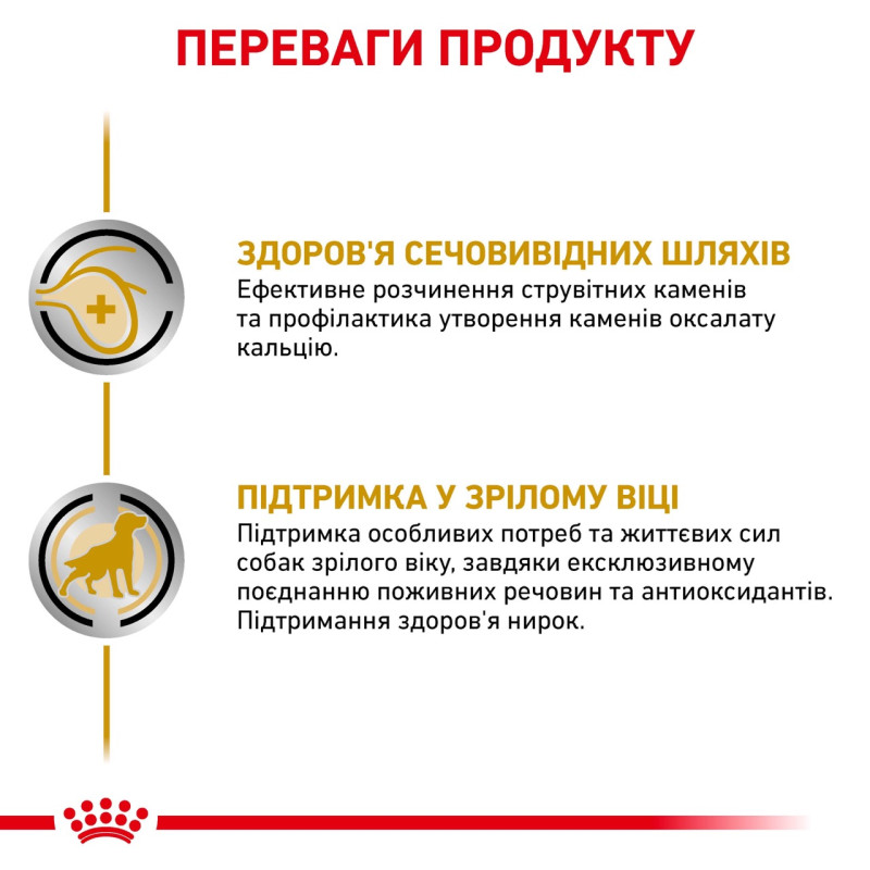 Royal Canin Urinary S/O Ageing 7+ Dog сухой корм для пожилых собак с МКБ, 1.5 кг - фото 4