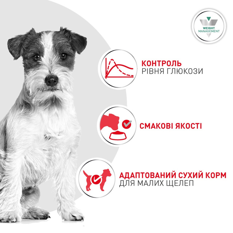 Royal Canin Glycobalance Small Dog сухой корм для собак малых пород при сахарном диабете, 1.5 кг - фото 3