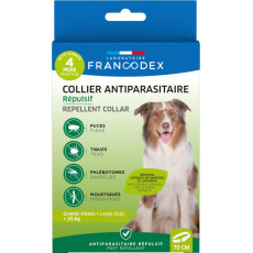 Francodex Repellent Collar ошейник от блох и клещей для собак, 72 см