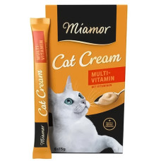 Miamor Cream Multi-Vitamin рідкі ласощі для котів з вітамінами, 15 гр х 6 шт
