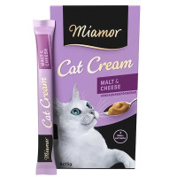 Miamor Cream Malt жидкое лакомство для котов со сливками, 15 гр х 6 шт