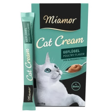 Miamor Cream Geflügel рідкі ласощі для котів з м'ясом птиці, 15 гр х 6 шт