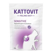 Kattovit Veterinary Sensitive сухой корм для котов при пищевой аллергии, 400 г