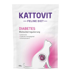 Kattovit Veterinary Diabetes сухий корм для котів з діабетом або ожирінням, 400 г