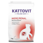 Kattovit Veterinary Niere Renal сухой корм для котов с заболеваниями почек, 4 кг