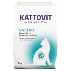 Kattovit Veterinary Gastro сухой корм для котов при заболеваниях ЖКТ, 4 кг