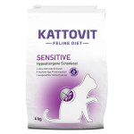 Kattovit Veterinary Sensitive сухой корм для котов при пищевой аллергии, 4 кг