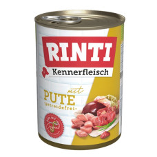 Rinti Kennerfleisch Mit Pute вологий корм для собак з індичкою, 400 гр