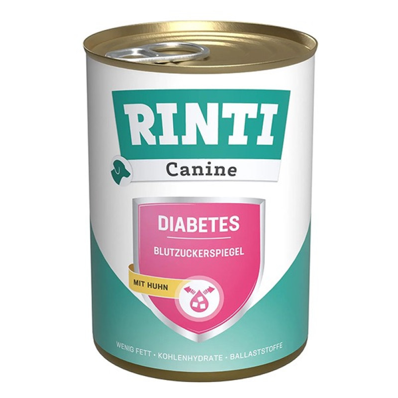 Rinti Canine Veterinary Diabetes Mit Huhn влажный корм для собак с диабетом, 400 гр