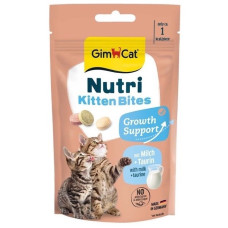 GimCat Nutri Kitten Bites вітамінізовані ласощі для кошенят, 40 г
