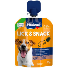 Vitakraft Lick & Snack Train Liver жидкое лакомство для собак с ливерной колбасой, 60 г