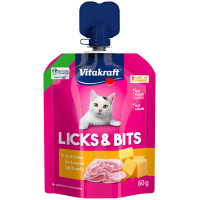 Vitakraft Lick & Bits Cheese рідкі ласощі для котів з сиром, 60 г
