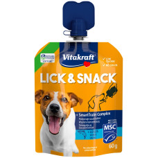 Vitakraft Lick & Snack Train Salmon жидкое лакомство для собак с лососем, 60 г