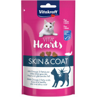 Vitakraft Vita Hearts Salmon лакомство для котов с лососем и Омега-3, 40 г