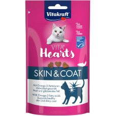 Vitakraft Vita Hearts Salmon ласощі для котів з лососем та Омега-3, 40 г