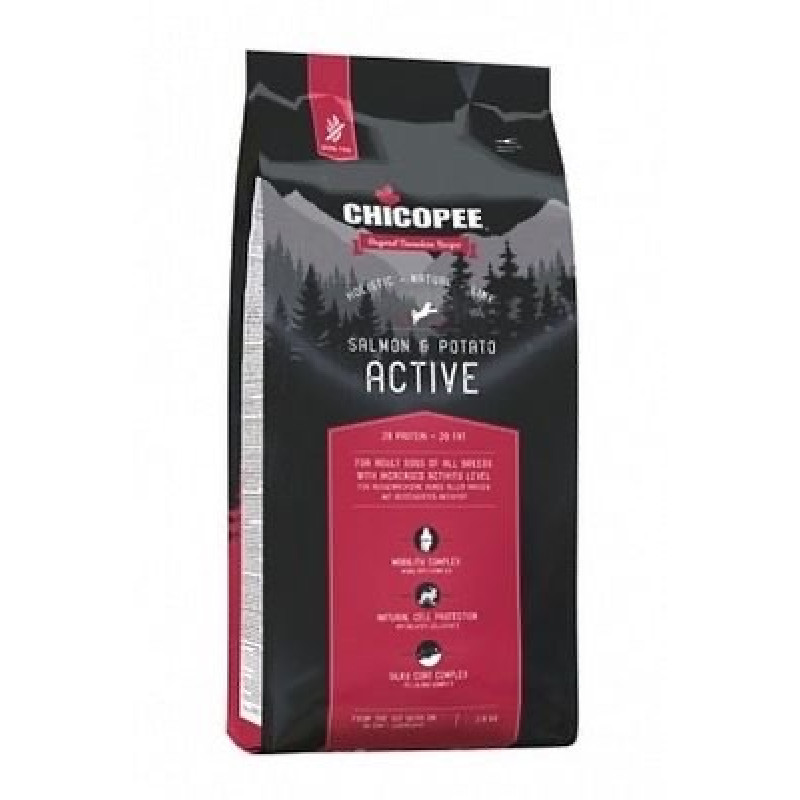 Chicopee HNL Active Salmon & Potato сухой корм с лососем для собак, 2 кг