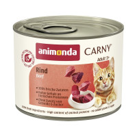 Animonda Carny Adult Beef вологий корм з яловичиною для котів, 200 гр
