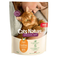 Mera Cats Nature Sterilised Light Chiken сухой корм с курицей для стерилизованных котов, 2 кг