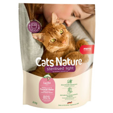 Mera Cats Nature Sterilised Light Salmon сухий корм для стерилізованих котів з лососем, 2 кг