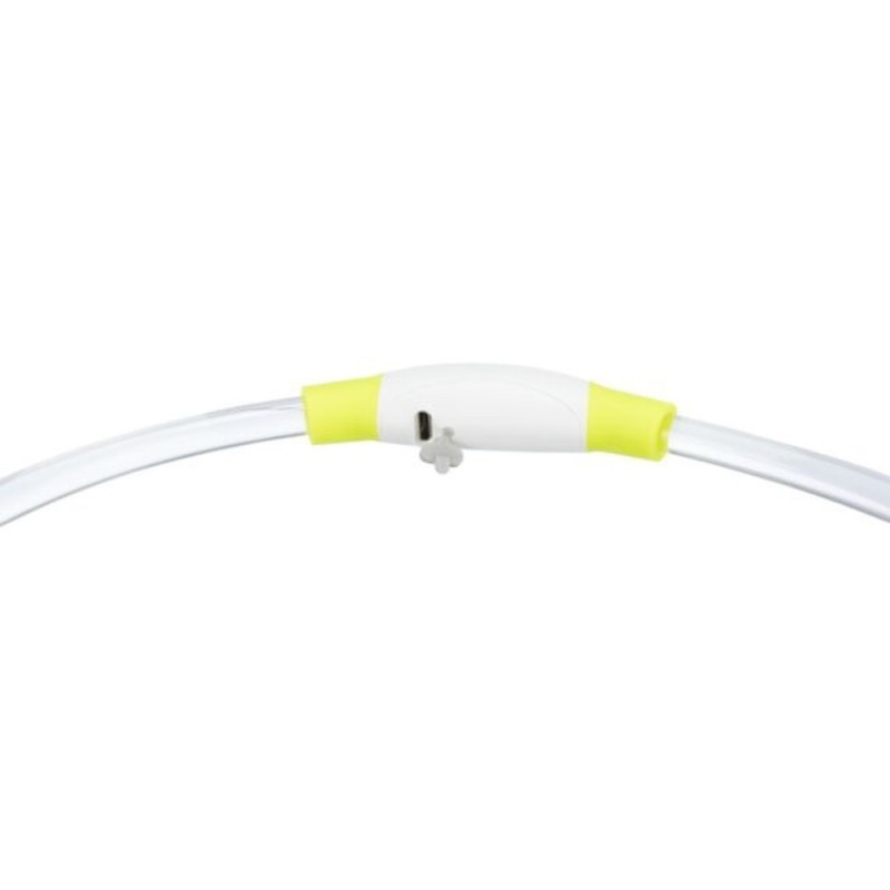 Trixie Flash Light Ring USB світловий нашийник для собак, 40 см, зелений - фото 3