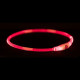 Trixie Flash Light Ring USB светящийся ошейник для собак, 40 см, красный - фото 2
