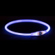 Trixie Flash Light Ring USB світловий нашийник для собак, 40 см, синій - фото 2