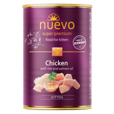 Nuevo Kitten Chicken вологий корм для кошенят з куркою, 400 г
