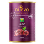 Nuevo Senior Lamb влажный корм с ягненком для пожилых котов, 400 г